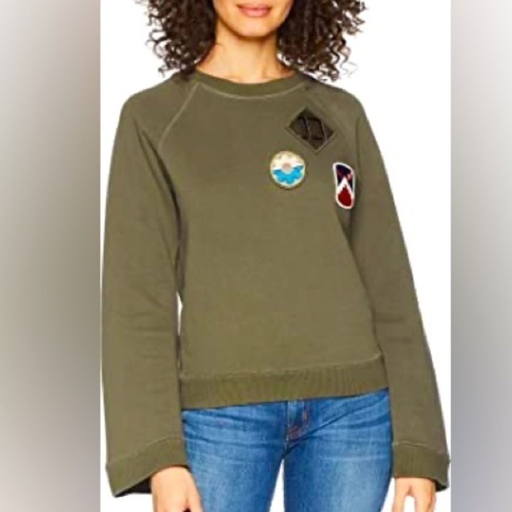 Joe’s Patch Bell Sleeve Sweatshirt